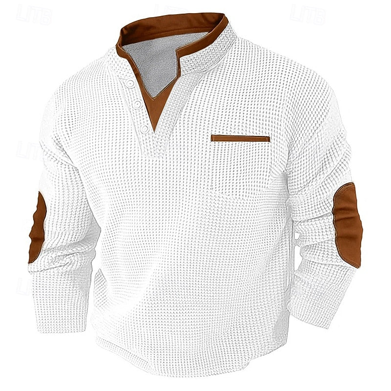 Jürgen | Sportlich-Eleganter Henley-Pullover