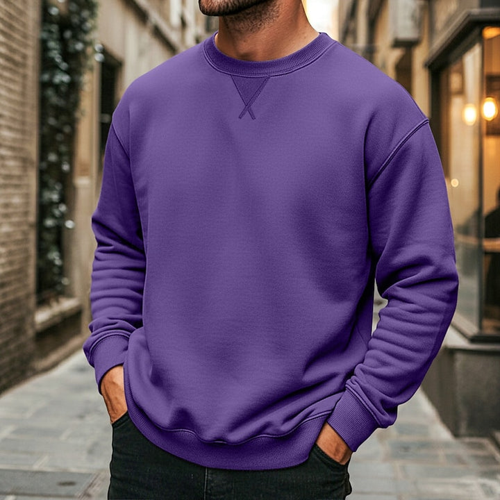 Anton | Weiches Rundhals-Sweatshirt