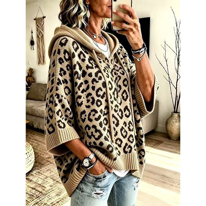 Anneke | Kuscheliger Kapuzenpullover mit Muster