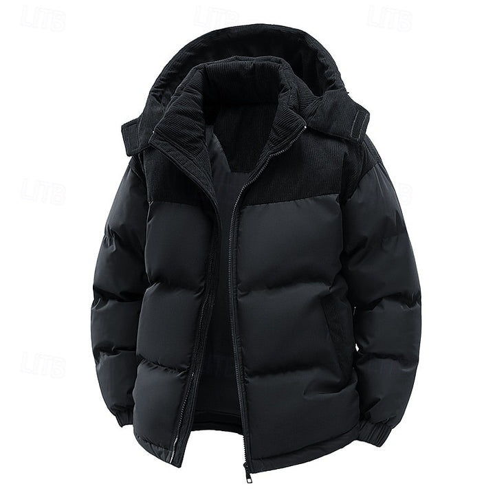 Tobias | Weihnachtliche Kapuzen-Steppjacke