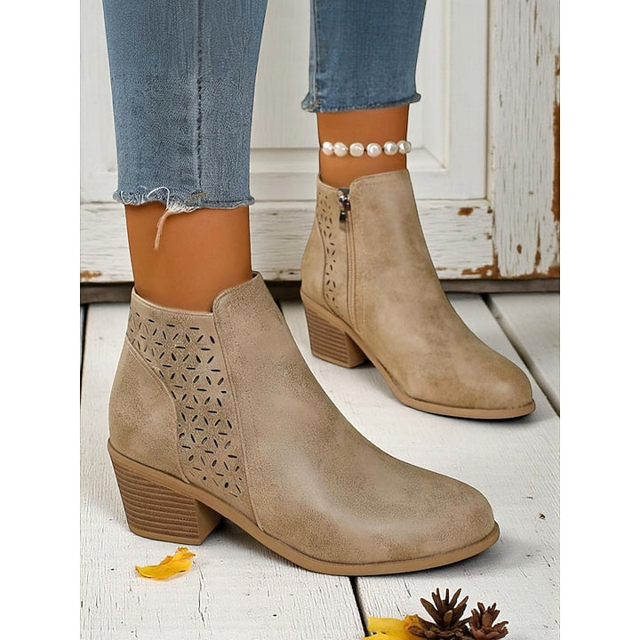 Edeltraud | Elegante Stiefeletten mit dezentem Blockabsatz