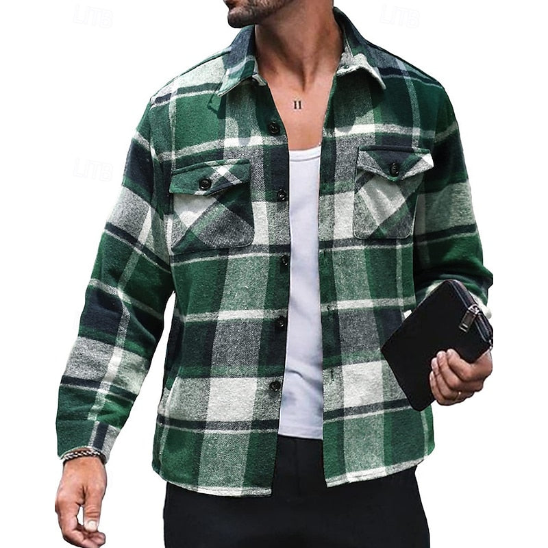 Vincent | Karierte Hemdjacke