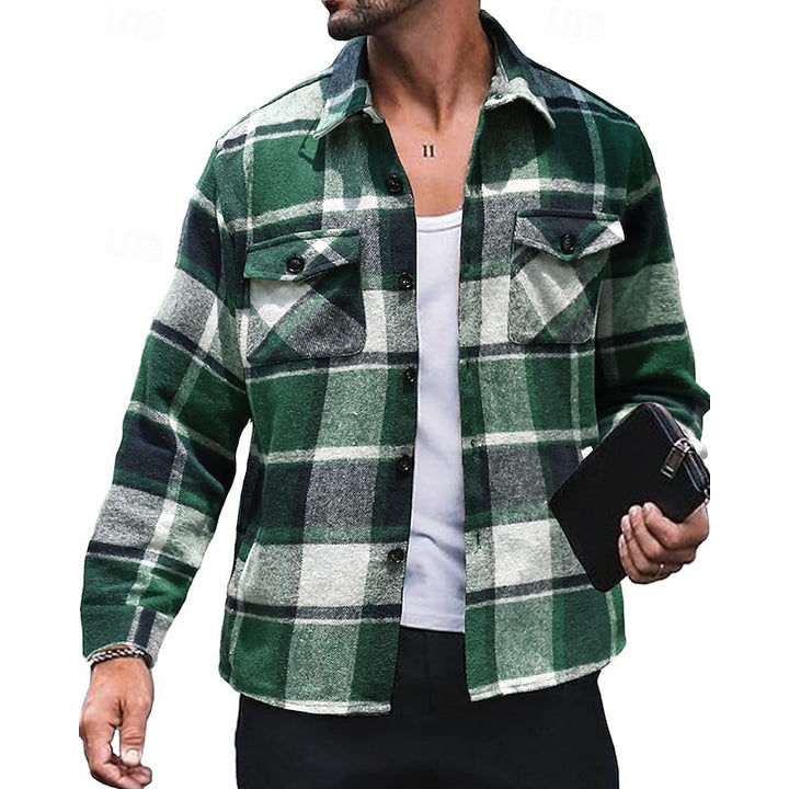 Vincent | Karierte Hemdjacke