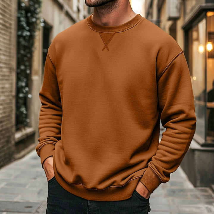 Anton | Weiches Rundhals-Sweatshirt