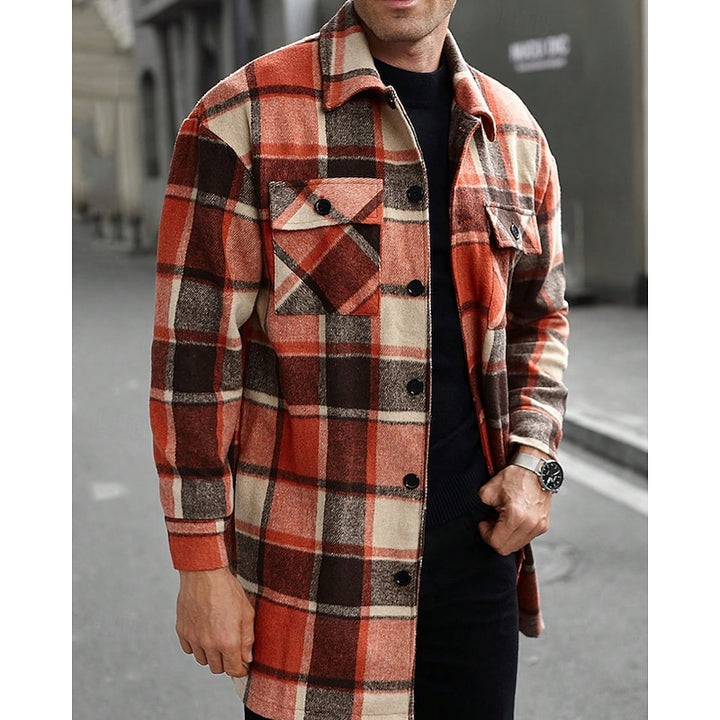 Hauke | Karierte Hemdjacke im Overshirt-Stil