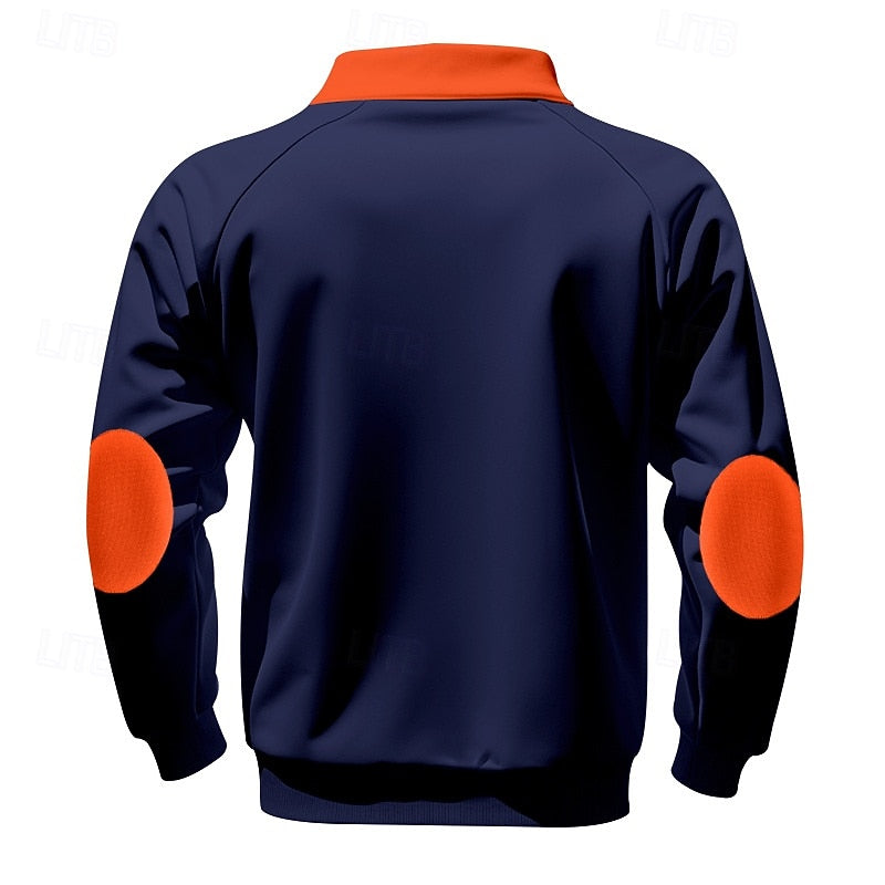 Hagen | Sportliches Stehkragen-Sweatshirt