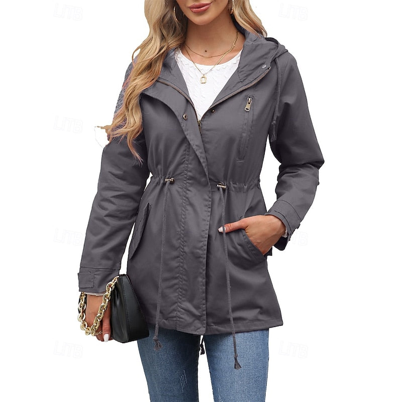 Swantje | Lässiger Kapuzenmantel