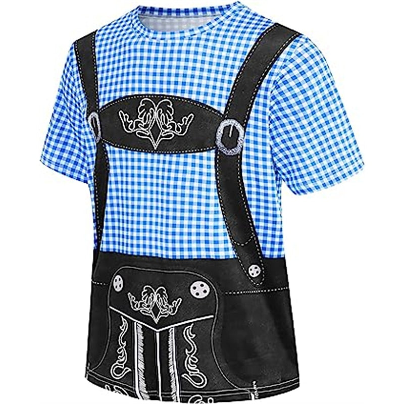 Sepp | Bayerisches Oktoberfest T-Shirt im Lederhosen-Look