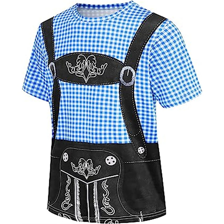 Sepp | Bayerisches Oktoberfest T-Shirt im Lederhosen-Look
