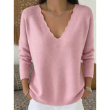 Constanze | Halloween Pullover mit V-Ausschnitt