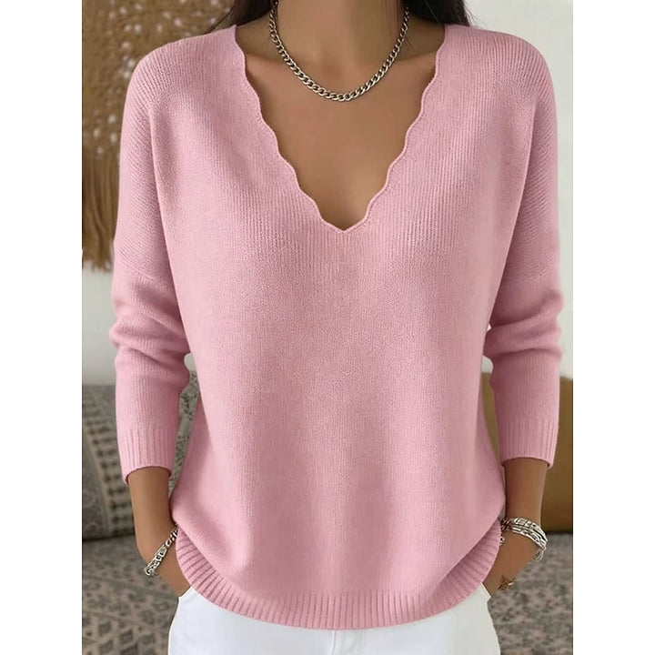 Constanze | Halloween Pullover mit V-Ausschnitt