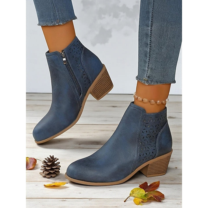 Edeltraud | Elegante Stiefeletten mit dezentem Blockabsatz