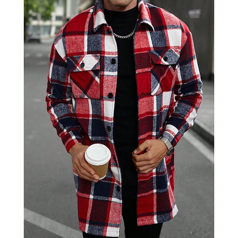 Hauke | Karierte Hemdjacke im Overshirt-Stil