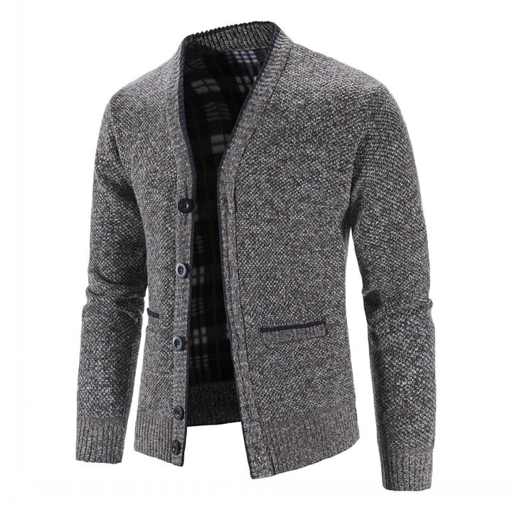 Sönke | Klassische Strickjacke mit V-Ausschnitt