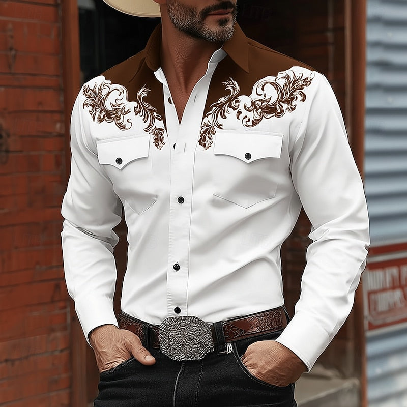 Sigmund | Verziertes Westernhemd