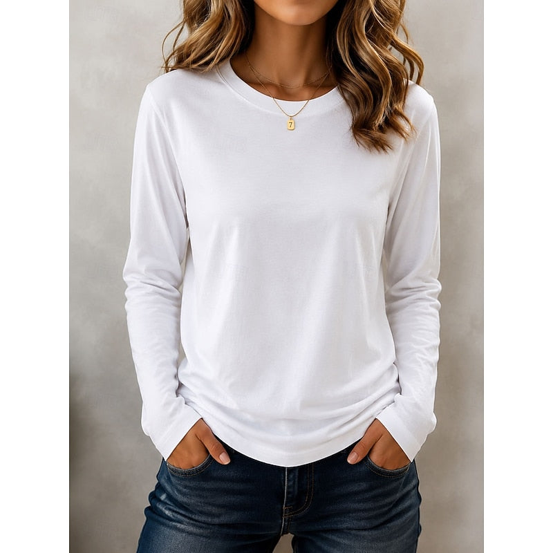 Ines | Klassisches Langarmshirt
