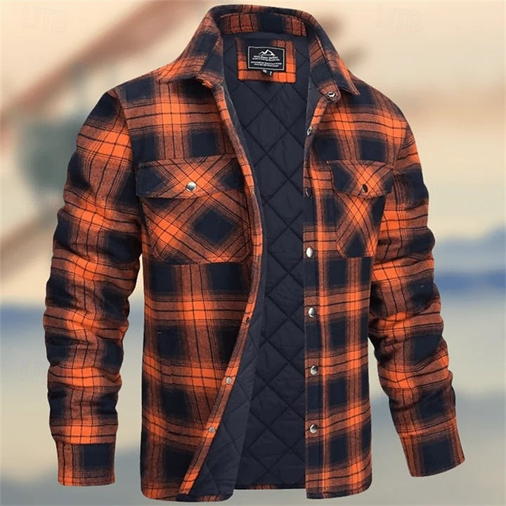 Till | Gefütterte Hemdjacke im Karo-Look