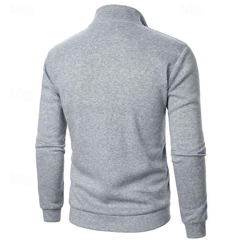Sven | Sportlicher Stehkragen-Pullover