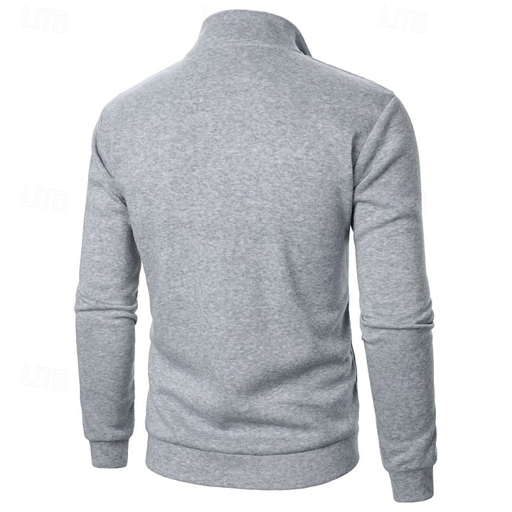 Sven | Sportlicher Stehkragen-Pullover