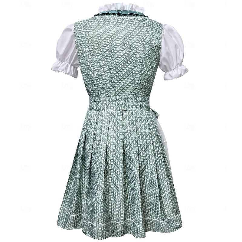 Magdalena | Festliches Oktoberfest Dirndl mit Spitzenschürze