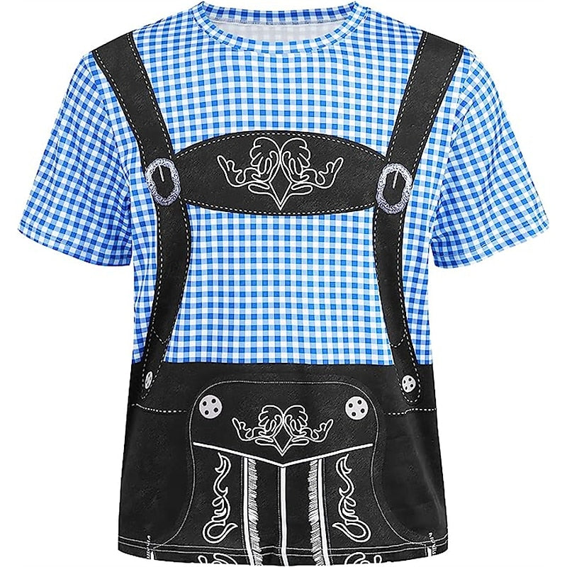 Sepp | Bayerisches Oktoberfest T-Shirt im Lederhosen-Look