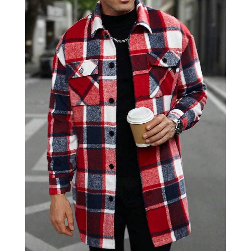 Hauke | Karierte Hemdjacke im Overshirt-Stil