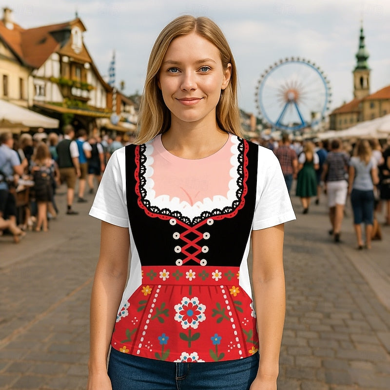 Ulla | Trachten-Look Oktoberfest T-Shirt