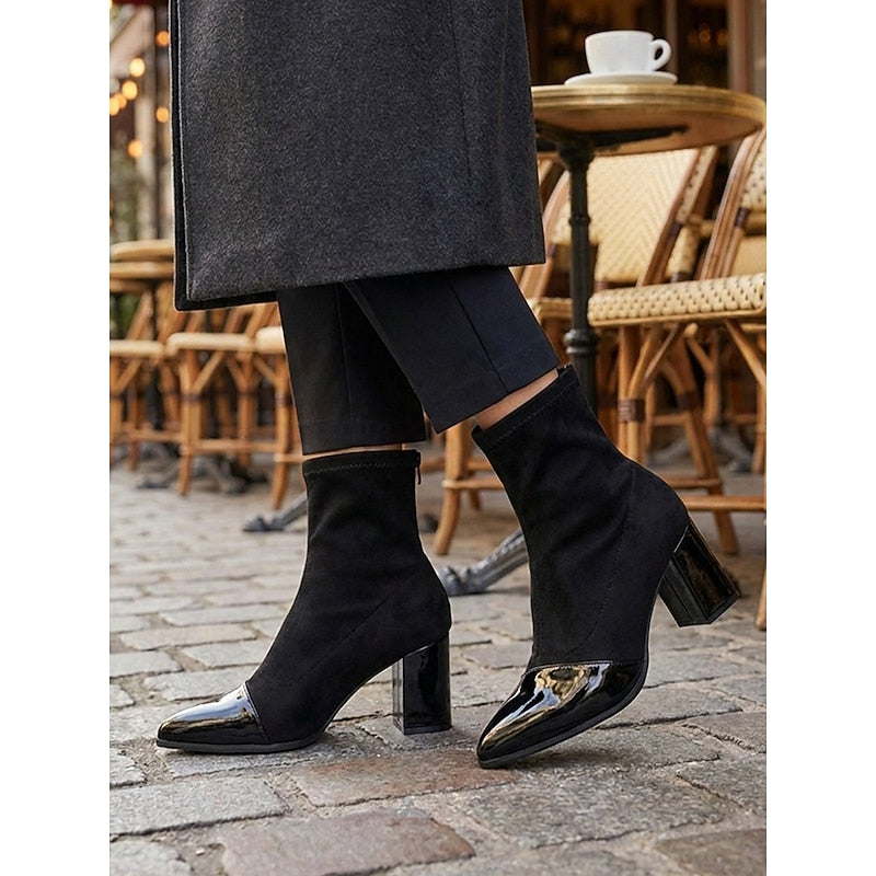 Sonja | Elegante Stiefeletten mit Blockabsatz