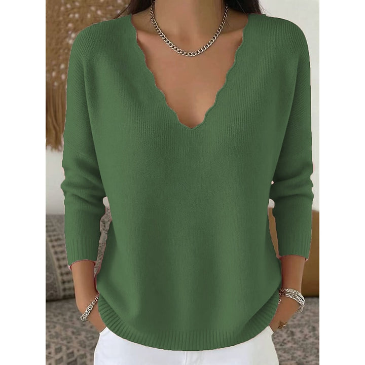 Constanze | Halloween Pullover mit V-Ausschnitt