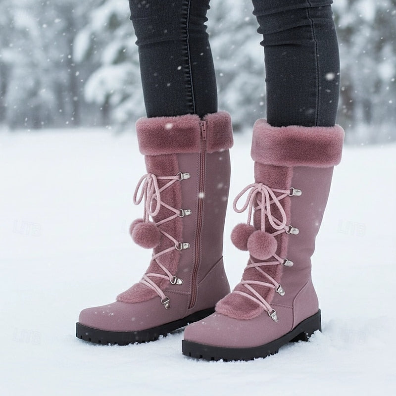 Mathilde | Warme Schnür-Winterstiefel