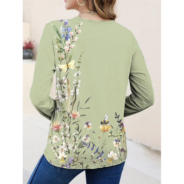 Marlis | Blumiges Langarm-Shirt