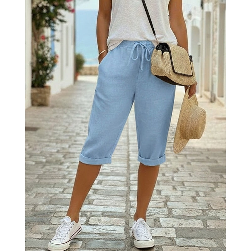 Roswitha | Luftige Bermuda-Shorts in Knielänge